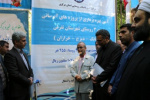 حضورمسئولین دانشگاه تفرش در مراسم افتتاحیه پروژه های هفته دولت